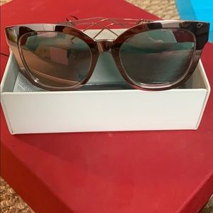 Authentic Diorama 1 Rose Pink Cat eye Sunglasses